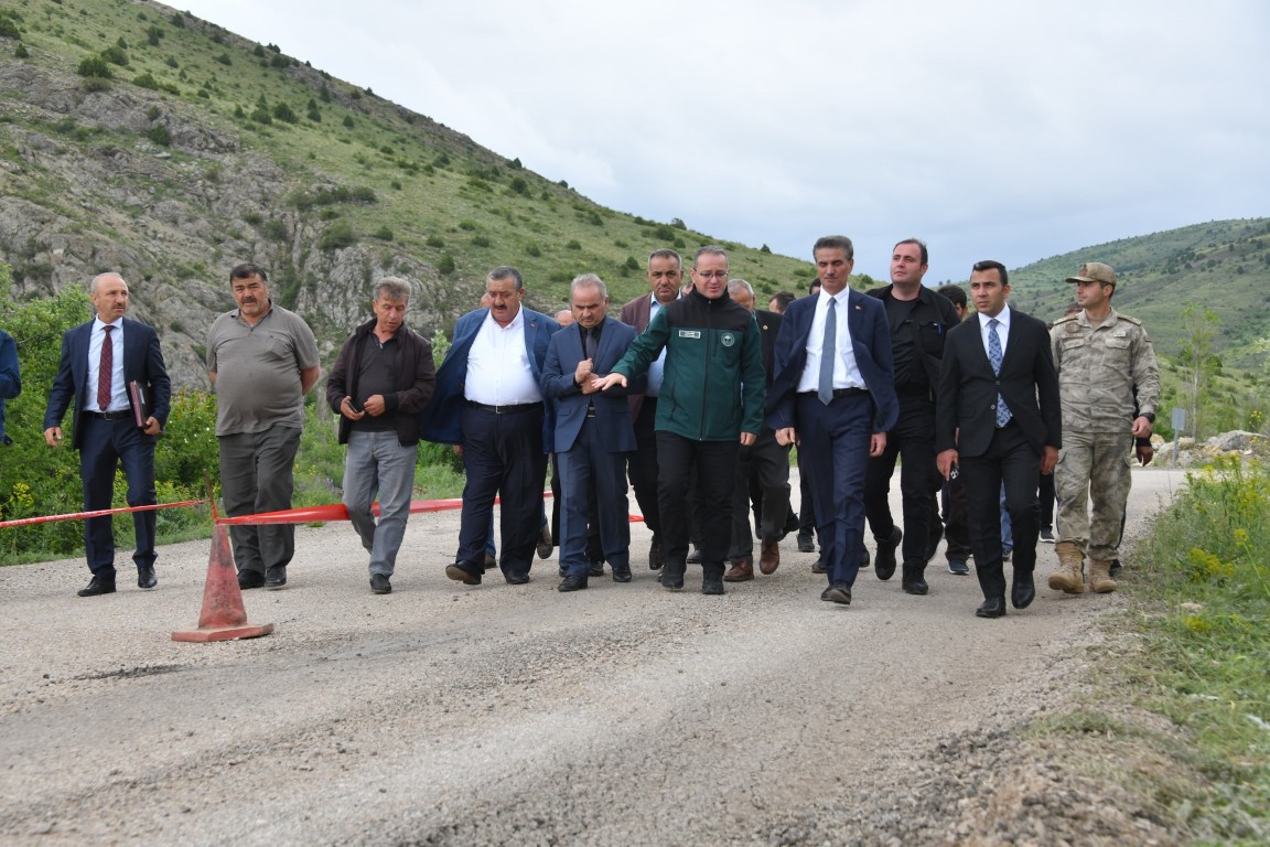 Valimiz Aydın Baruş Kelkit Kılıççı Köyü Grup Yolunda İncelemelerde Bulundu