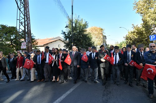 Gaziler Günü Münasebetiyle Yürüyüş Düzenlendi
