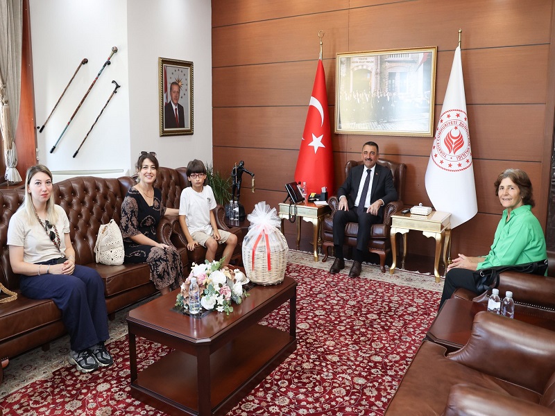 Vali Osman Hacıbektaşoğlu, ÇAYKA Başkanı Yelda Uçar ve Beraberindeki Heyeti Kabul Etti