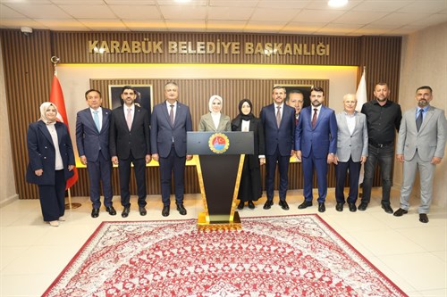 Aile ve Sosyal Hizmetler Bakanımız Sayın Mahinur Özdemir Göktaş, Karabük Belediyesini Ziyaret Etti.