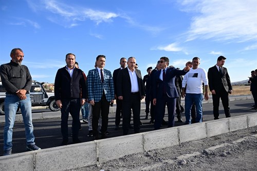 Valimiz Ali Fidan, Yol Çalışmalarını Yerinde İnceledi