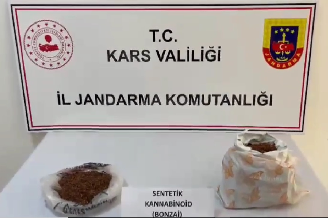 Kars İl Jandarma Komutanlığımızca Uyuşturucu Ele Geçirildi