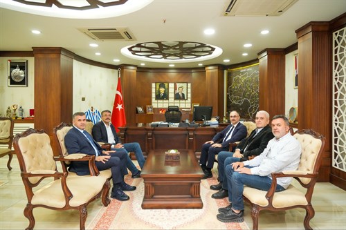 Gençlik ve Spor Bakanlığı Yatırım ve İşletmeler Genel Müdürü Prof. Dr. Süleyman Şahin'den Vali Ali Çelik’e Ziyaret