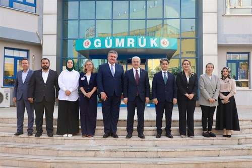 Valimiz İbrahim Akın, Konya Gümrük Müdürlüğünü Ziyaret Etti
