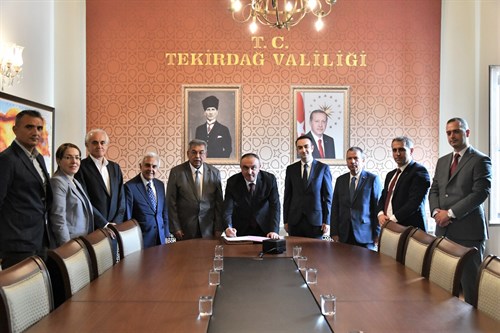 ÇOSB Kapaklı Devlet Hastanesi Sağlık Müdürlüğüne Teslim Edildi