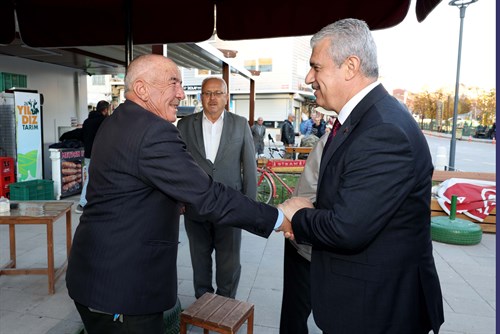 Valimiz İbrahim Akın, Doğanhisar İlçemizde İncelemelerde Bulundu