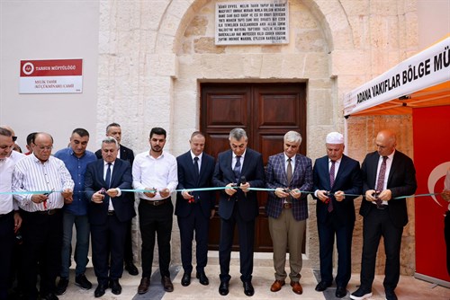VALİMİZ SAYIN ATİLLA TOROS, VAKIFLAR BÖLGE MÜDÜRLÜĞÜNCE TAMAMLANAN MELİK TAHİR (KÜÇÜKMİNARE) CAMİİ’NİN AÇILIŞ PROGRAMINA KATILDI