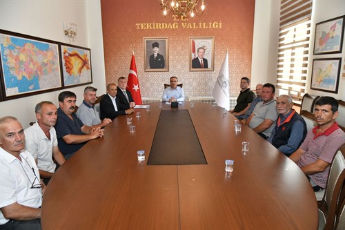 Vali Soytürk Yangın Mağduru Vatandaşlarımız İle Bir Araya Geldi