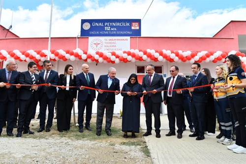 112 Acil Sağlık Hizmetleri İstasyonunun Resmi Açılışı Yapıldı