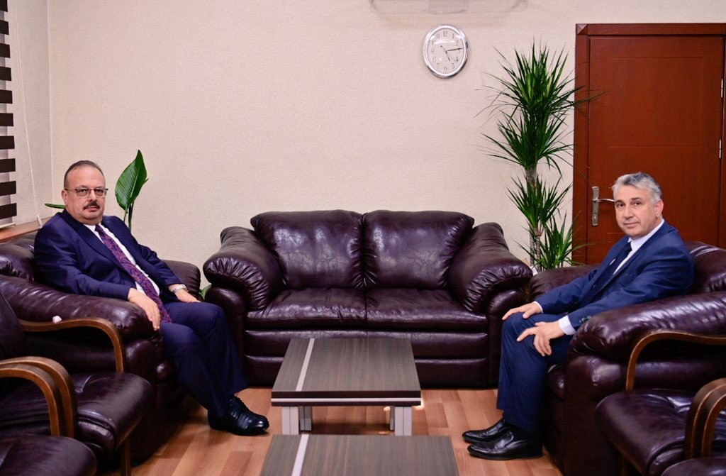 Valimiz Yakup Canbolat, İncirliova Kaymakamı İlhan Abay'a iade-i Ziyarette Bulundu