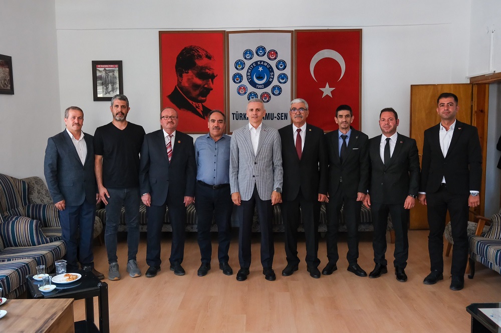 Vali ÇİÇEKLİ'den Sendikaların İl Temsilciliklerine Ziyaret