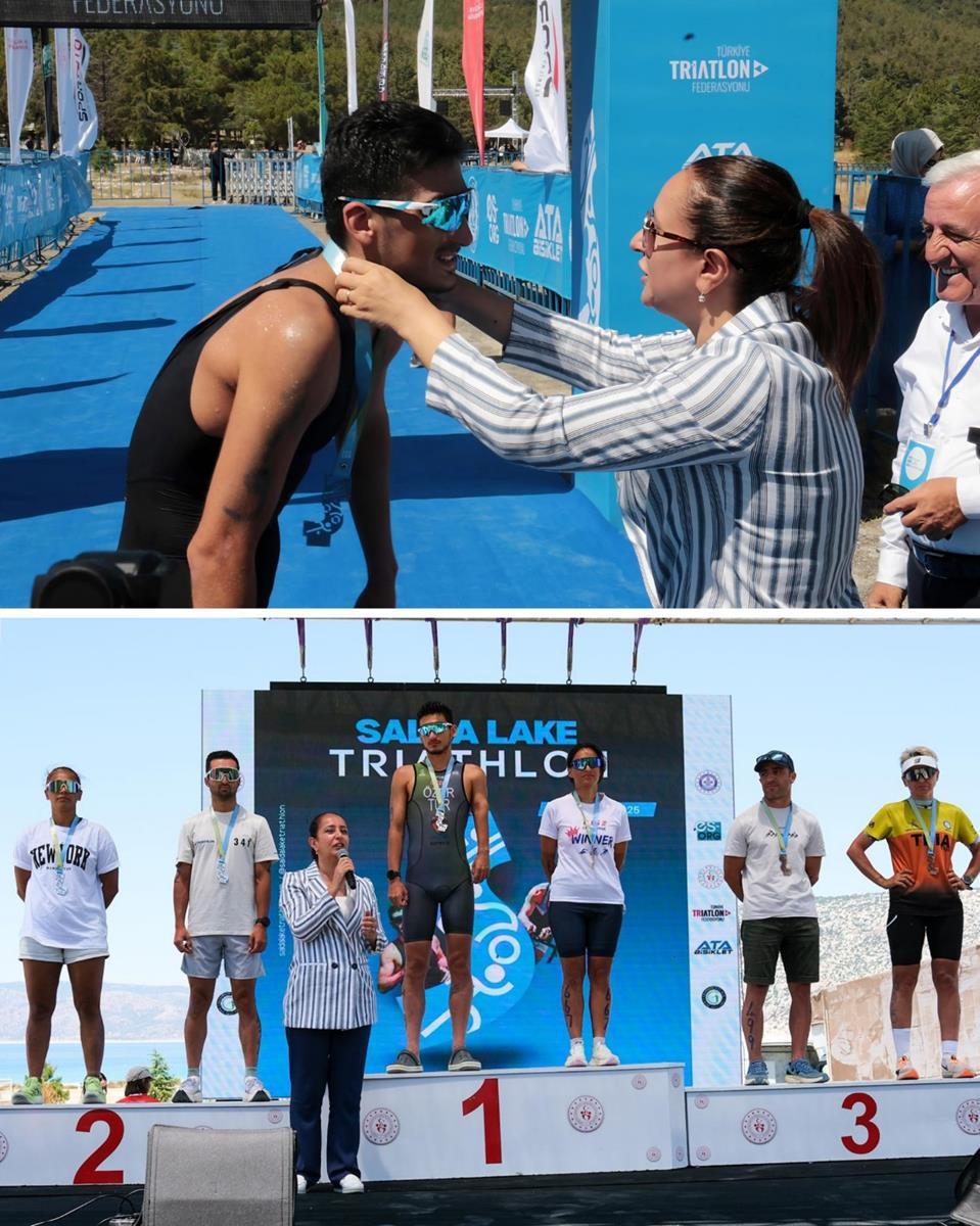 SALDA LAKE TRIATHLON’DA ŞAMPİYONLAR BELLİ OLDU