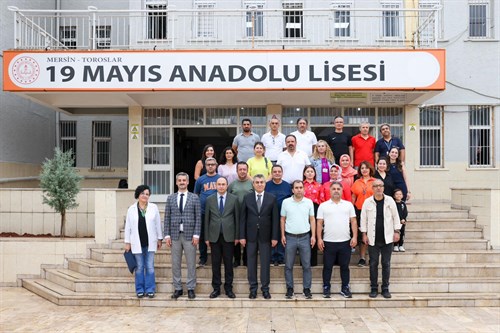 VALİMİZ SAYIN ATİLLA TOROS, 19 MAYIS ANADOLU LİSESİNİ ZİYARET ETTİ