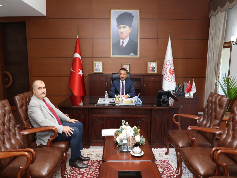 Vali Osman Hacıbektaşoğlu, İl Tarım ve Orman Müdürü Nihat Ağan’ı Kabul Etti