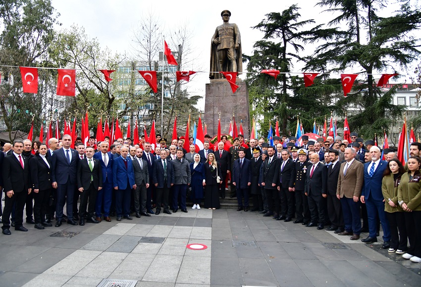 Çanakkale Zaferi’nin 110. Yıl Dönümü Trabzon’da Törenlerle Kutlanıyor