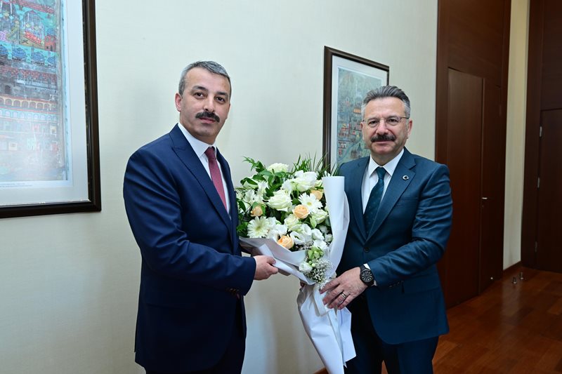 Valimiz Sayın Hüseyin Aksoy, ilimize yeni atanan PTT Başmüdür Vekili Samet Gazan'ı makamında kabul etti.