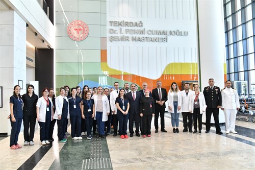 Vali Vekili Güler Kurban Bayramı Münasebetiyle Tekirdağ Şehir Hastanesi'ni Ziyaret Etti