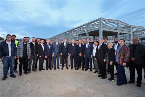 Vali Ayyıldız ve TOBB Başkanı Hisarcıklıoğlu, Yesan Küçük Sanayi Sitesi’nde incelemelerde Bulundu