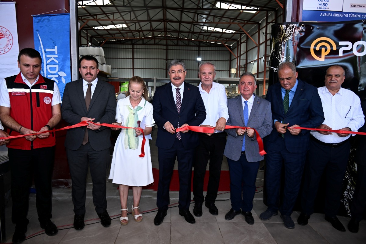 Düziçi’nin Böcekli Beldesinde, TKDK Destekli 160 Ton Kapasiteli Olivya Böcekli Zeytinyağı Üretim Tesisinin Açılışı Yapıldı