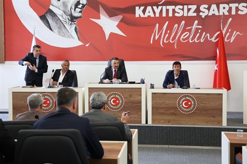Vali Osman Hacıbektaşoğlu Başkanlığında Zonguldak Merkez İlçe Köylere Hizmet Götürme Birliği Meclisi Toplandı