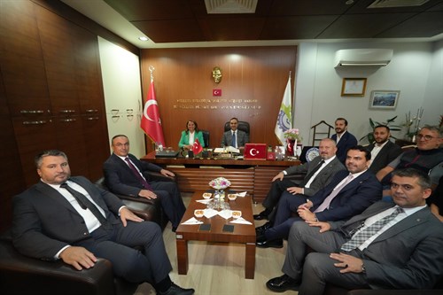 Bakan Kacır ve Vali Soytürk Ergene Belediyesini Ziyaret Etti