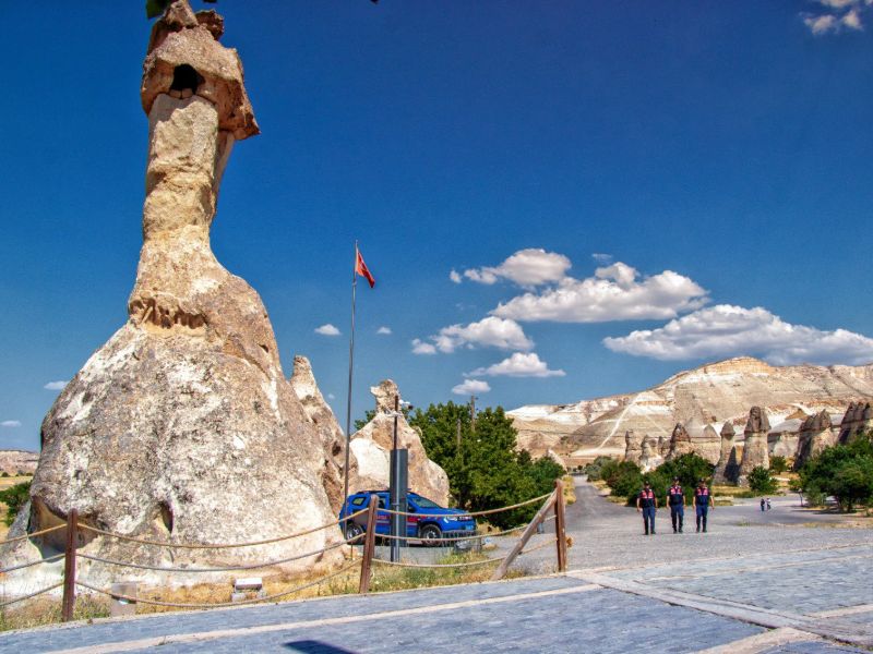 Nevşehir Jandarması Güvenli Turizm İçin Görevde