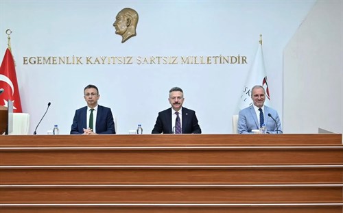 "2025- 2026 Eğitim Öğretim Yılında Alınacak Asayiş ve Trafik Tedbirleri" Konulu Toplantı Valimiz Sayın Hüseyin Aksoy'un Başkanlığında gerçekleşti.