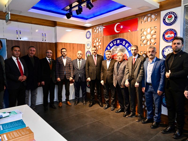 Vali Mustafa Çiftçi’den Memur-Sen Erzurum İl Temsilciliği’ne Ziyaret