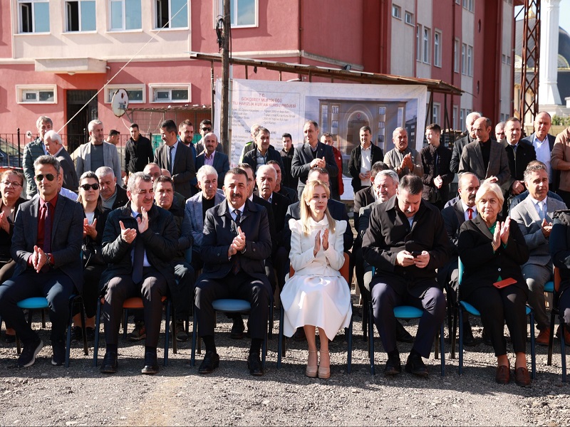 Vali Osman Hacıbektaşoğlu, Gökçebey Yatılı Hafızlık Kur’an Kursu Temel Atma Törenine Katıldı