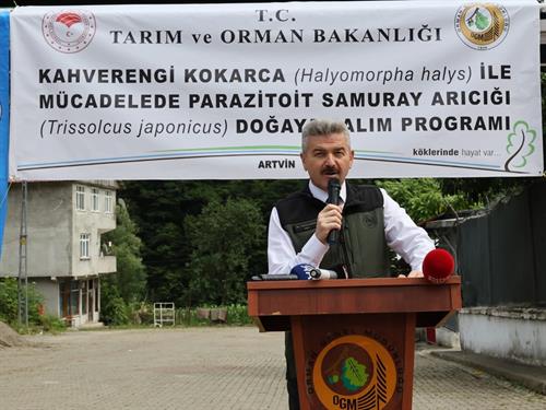 Valimiz Sayın Dr. Turan Ergün, Samuray Arıcığı Doğaya Salınımı Programına Katıldı