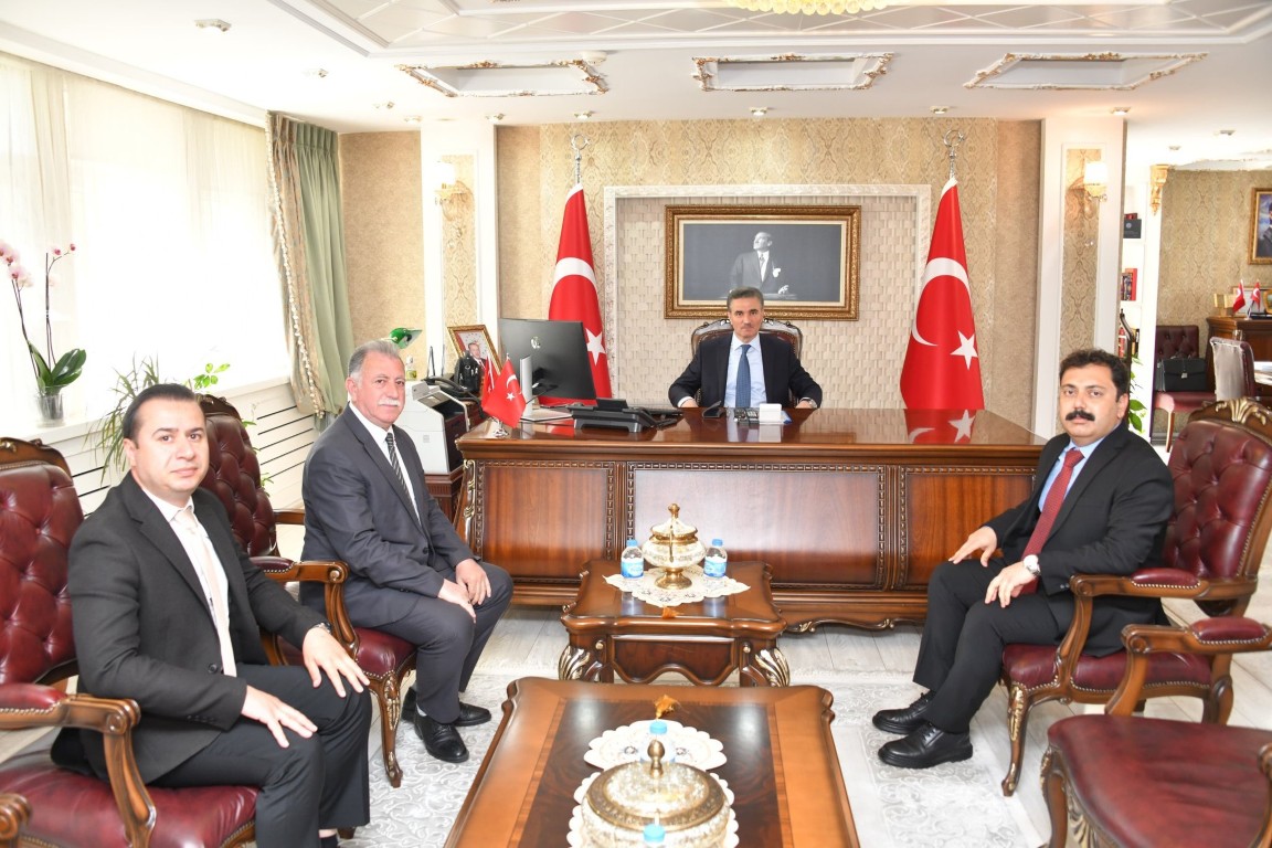 Valimiz Aydın Baruş Tapu ve Kadastro İl Müdürlerini Kabul Etti