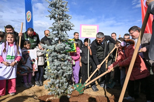11 Kasım Millî Ağaçlandırma Günü Fidan Dikim Etkinliği Yapıldı