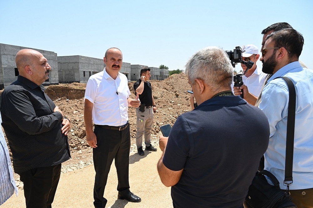 Valimiz Yeni Çevreyolu ve Altyapı Çalışmalarını Yerinde İnceledi