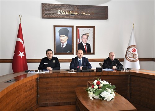 Valimiz, İçişleri Bakanımızın Başkanlığında yapılan VKS Toplantısına Katıldı