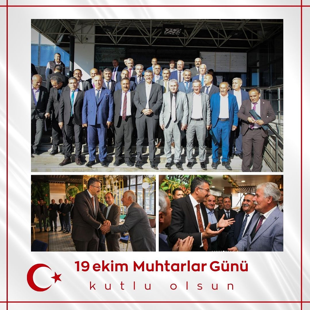 Vali Çelik'ten 19 Ekim Muhtarlar Günü Tebriği