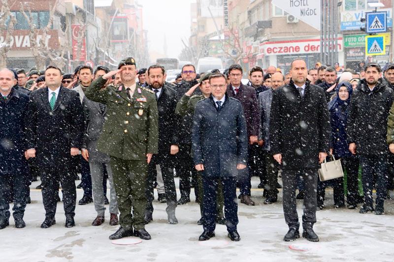 Gazi Mustafa Kemal Atatürk’ün İlimizi Teşriflerinin 91. Yıl Dönümü Törenle Kutlandı.