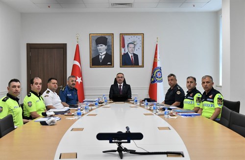 Vali Soytürk Başkanlığı Asayiş Toplantısı Düzenlendi