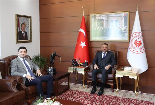 Çaycuma Cumhuriyet Başsavcısı Doğukan Orhan, Vali Osman Hacıbektaşoğlu’nu Makamında Ziyaret Etti