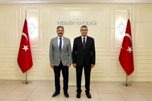 VALİMİZ SAYIN ATİLLA TOROS, TARIMSAL ARAŞTIRMALAR VE POLİTİKALAR GENEL MÜDÜRÜ DR. MUSTAFA ALTUĞ ATALAY VE BERABERİNDEKİ HEYET İLE GÖRÜŞTÜ