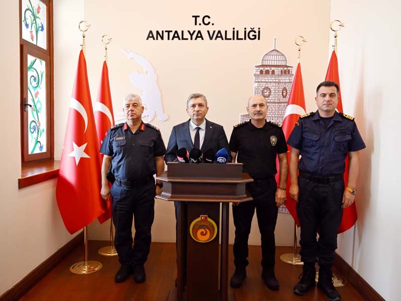 Vali Şahin’den “Antalya’nın Huzuru” Eylül Ayı Değerlendirmesi