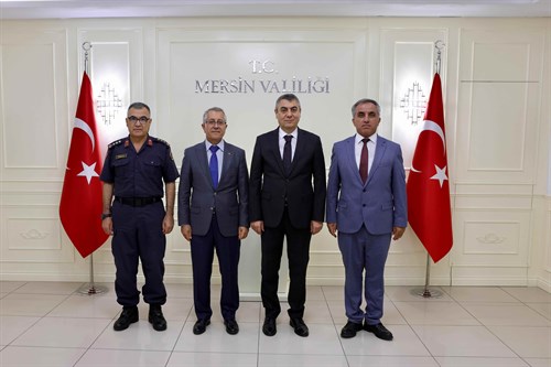 VALİMİZ SAYIN ATİLLA TOROS, JANDARMA ASAYİŞ VAKFI GENEL MÜDÜRÜ EMEKLİ ALBAY MEHMET BOYRAZ VE BERABERİNDEKİ HEYET İLE GÖRÜŞTÜ