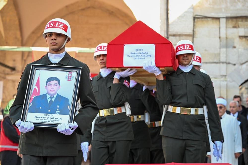 Şehidimizi dualarla ebediyete uğurlandık…