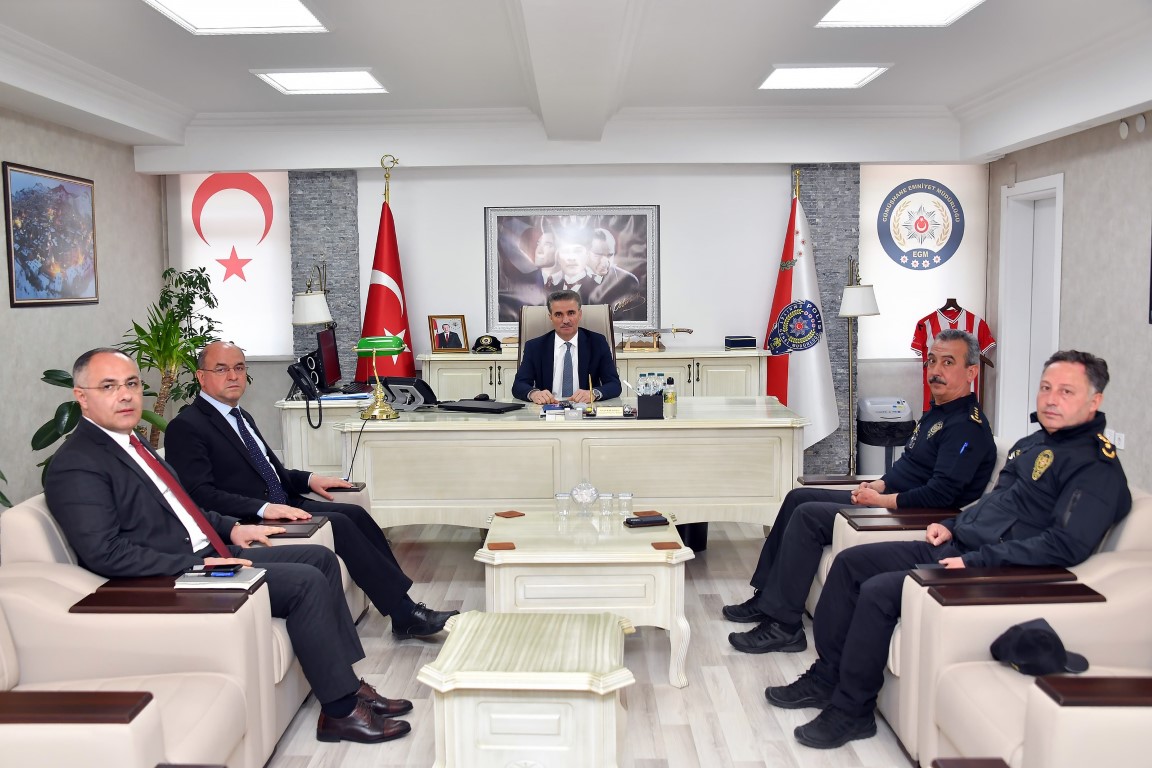 Valimiz Aydın Baruş İl Emniyet Müdürlüğü’nü Ziyaret Etti