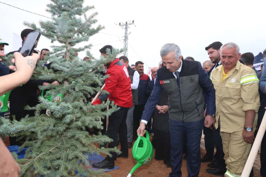 Valimiz Mükerrem Ünlüer, 11 Kasım Milli Ağaçlandırma Günü Etkinliğine Katıldı