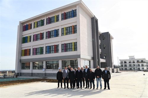 Vali Soytürk Yapımında Son Aşamaya Gelinen Okulda İncelemelerde Bulundu