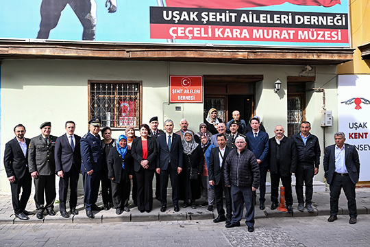 Vali Dr. Naci Aktaş ve eşi Nagihan Aktaş Hanımefendi, Şehit Yakınlarımız ve Gazilerimizin Temsil Edildiği Dernekleri Ziyaret Etti