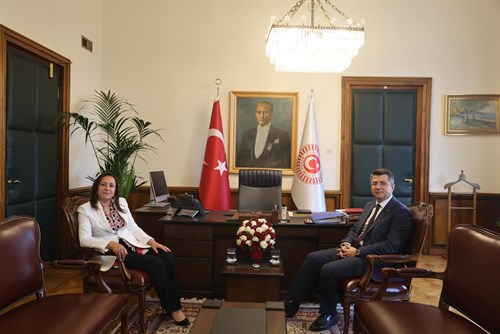 VALİ TÜLAY BAYDAR BİLGİHAN’DAN TBMM GENEL SEKRETERİ HÜSEYİN KÜRŞAT KIRBIYIK’A ZİYARET