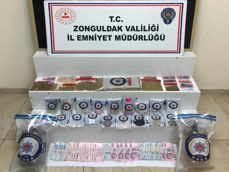 Zonguldak İl Emniyet Müdürlüğü Narkotik Operasyonu Gerçekleştirdi