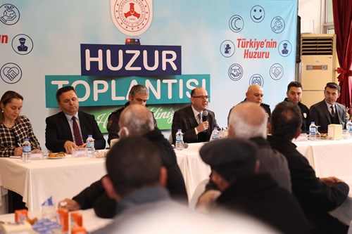 Huzur Toplantılarının İlki Bugün Yapıldı