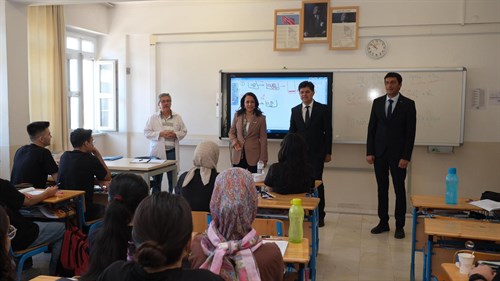 VALİ TÜLAY BAYDAR BİLGİHAN’DAN ERCAN AKIN FEN LİSESİ’NE ZİYARET